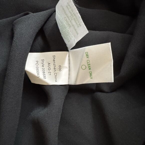 Lilly Pulitzer Avelynn Silk Dress Black Onyx Seeing Spots Metallic sz 8 NWT $258 - Picture 10 of 10